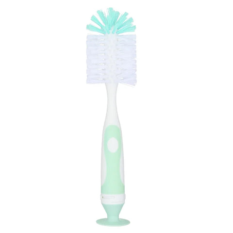 2 in 1 Nylon Baby Bottle Brushes with Sucker Stand Type Cup Cleaning Brush Nylon Baby Feeding Bottle Clean Tools