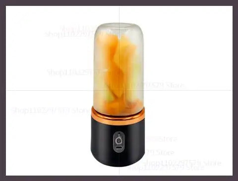 Portable Dual Cup Fruit Juicer Blender USB Rechargeable Wireless Compact Ice Blender Mini Juice Extractor for Home and Travel